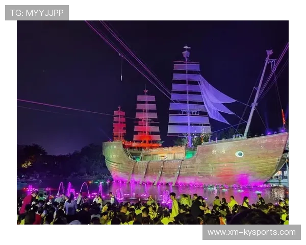 城市灯光水上摩托，青春夜色的极速追逐，水上灯光秀图片